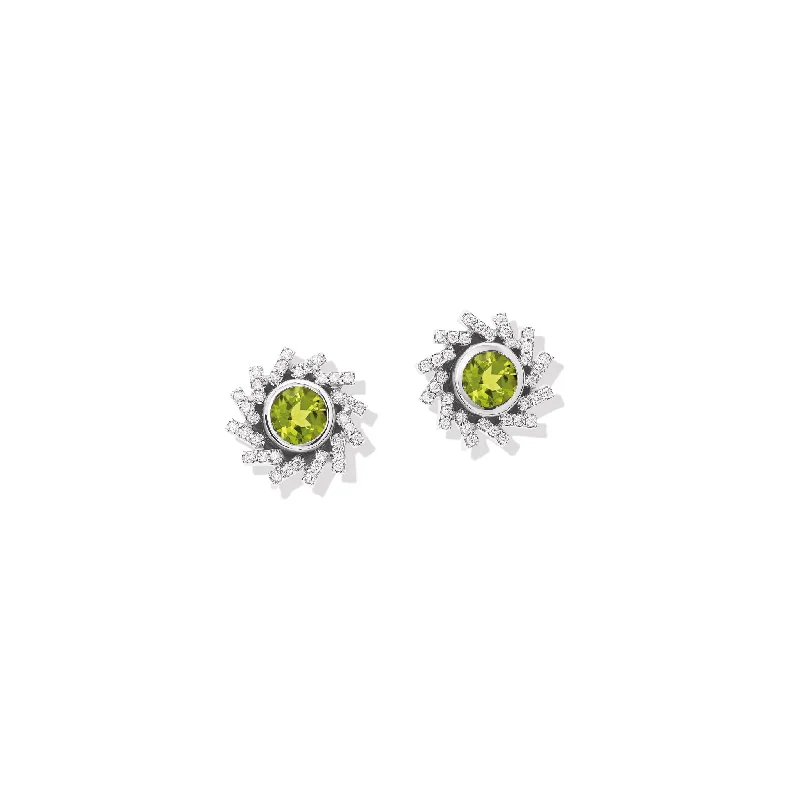 Zellije Earring Halos White Gold - Diamond