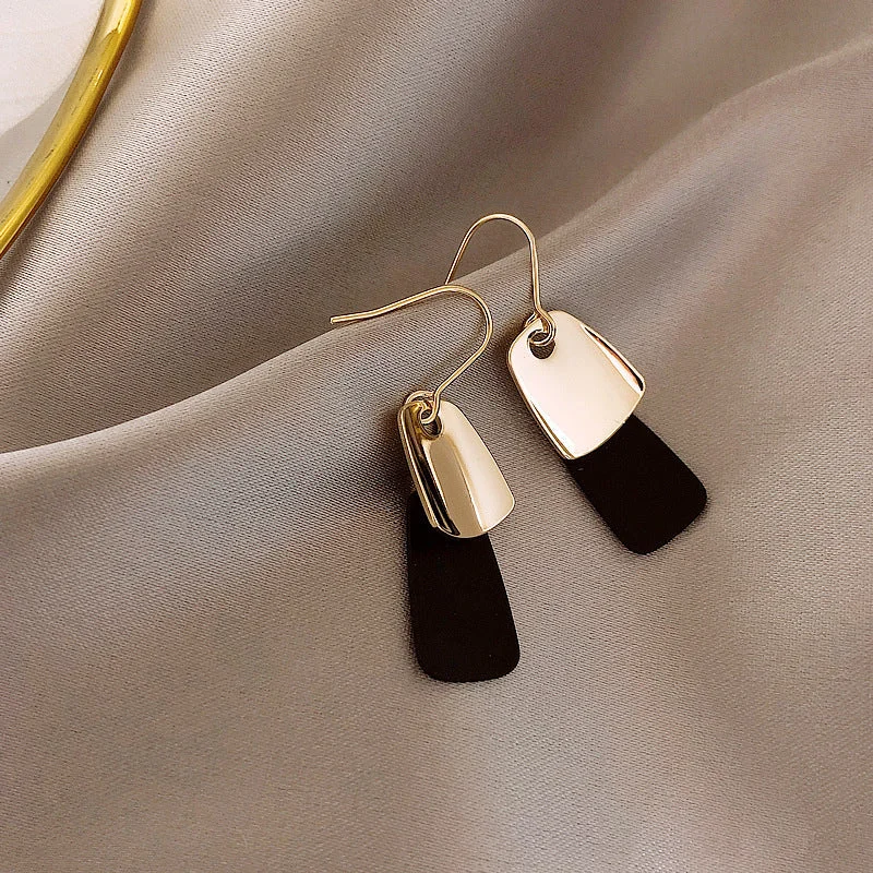 1# Black Gold Earrings