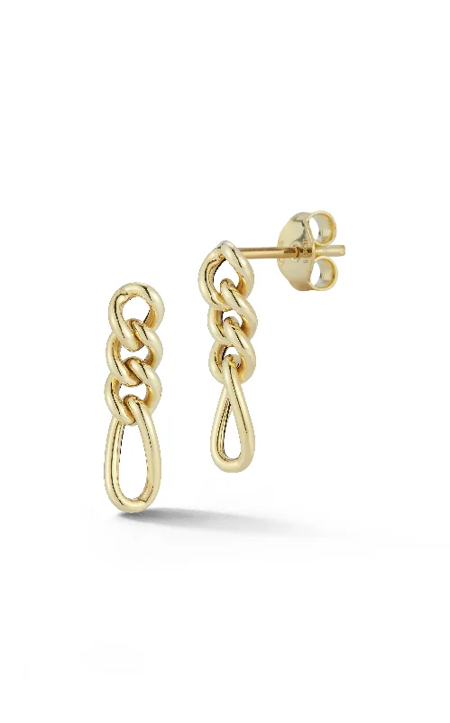 14K Italian Gold Drop Earrings