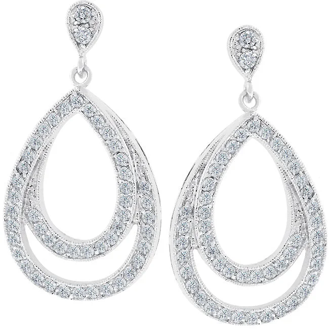 LOVCIA Glistening Evening Teardrop Earrings