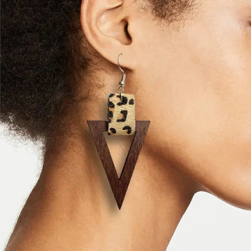 LOVCIA Geometric Drop Earrings