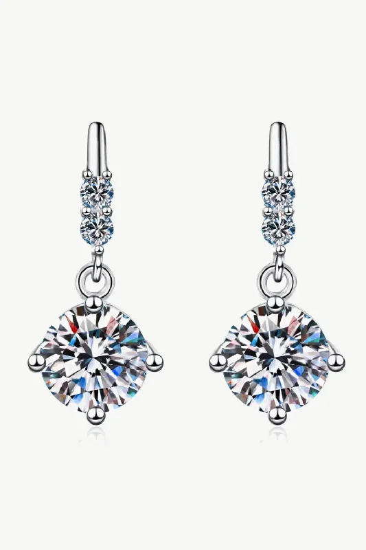 LOVCIA Moissanite Drop Earrings