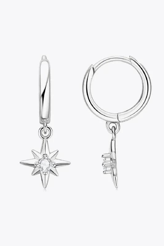 LOVCIA Moissanite Star Drop Earrings