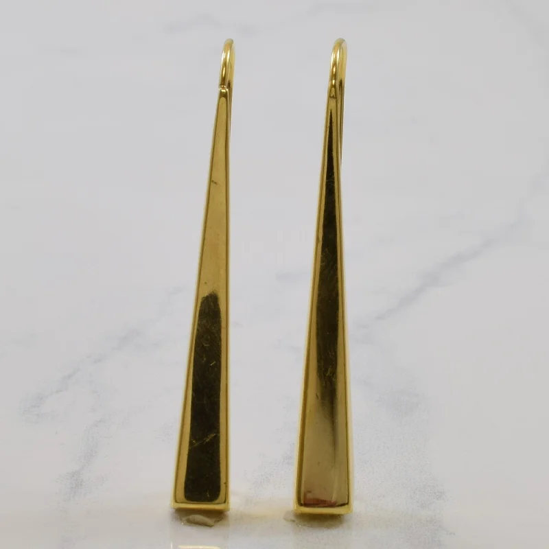 Tapered Bar Drop Earrings |