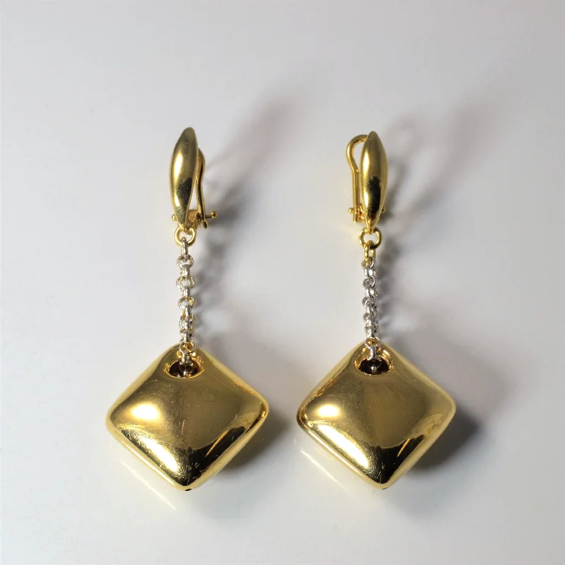 Italian Gold Drop Earrings |