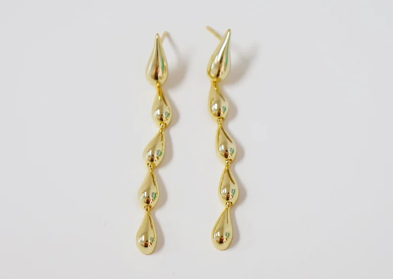 "ZOEY" Long Teardrop Earrings