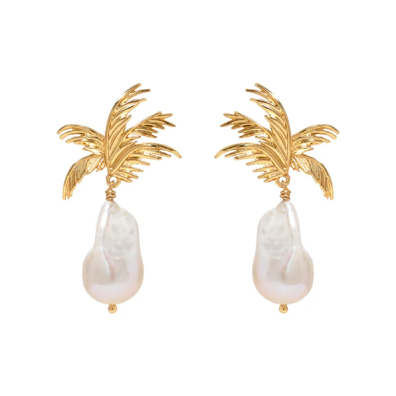 Yasmine Pearl Drop Earrings